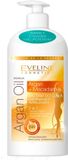 Eveline Cosmetics Lotion pour le corps raffermissante et hydratante à l'huile d'argan et de macadamia 3en1 350ml