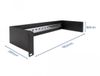 Delock 66884 19 inch Inschuifsysteem voor patchkast 2 HE Zwart