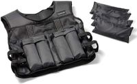 Tunturi Gilet lesté - Réglable - 10 kg - Noir