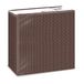 Fato - Droogpapieren servetten, airlaid, stof-effect, verpakking met 50 servetten, afmetingen 40 x 40 gevouwen in 4, kleur chocolade