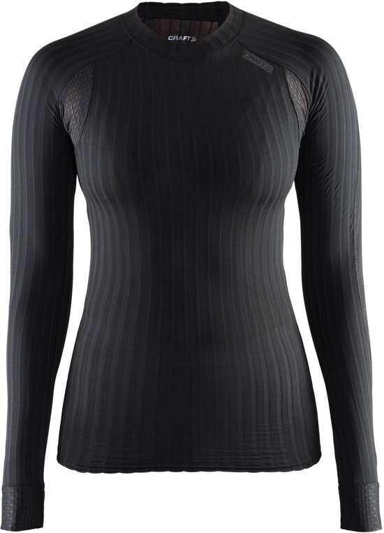 Craft Active Extreme 2.0 Cn Ls W 1904491 - Sportshirt - Black - Dames - Maat XL