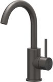 IVY Concord Wastafelkraan - Hoge Draaibare Uitloop - Geborsteld RVS 316 Carbon Black PVD