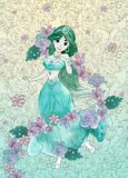 Komar Fotobehang - Jasmin Pale Flowers 200x280cm - Vliesbehang
