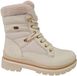 Remonte Witte Leren Veterboots Dames - Wit - 41