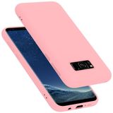 Cadorabo Hoesje geschikt voor Samsung Galaxy S8 PLUS in LIQUID ROZE