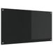 vidaXL Keukenachterwand - Zwart - 110 x 60 cm - gehard glas