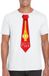 Bellatio Decorations Shoppartners Bv Wit kerst T-shirt voor heren - Suck my Piek rode stropdas print S
