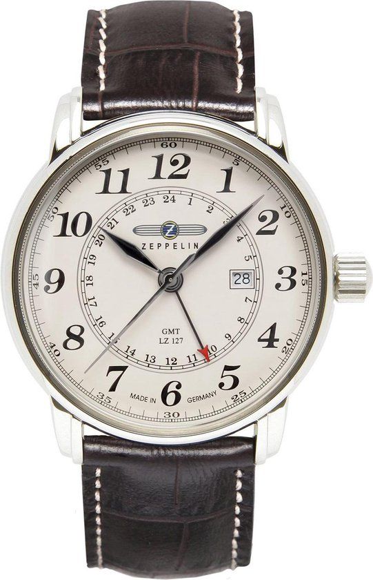 Zeppelin 7642-5 Herenhorloge - Quartz - Zilverkleurig