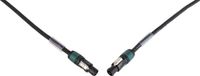 Hilec SPKNL4-425-10M luidsprekerkabel met Speakon aansluiting 10 meter zwart