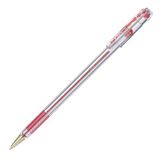 Pentel Superb balpen - rood (12 stuks stiften)