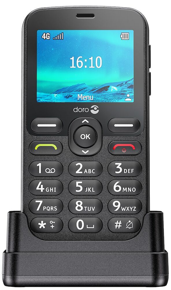 Doro 1880 - Zwart - Instapmodel telefoon
