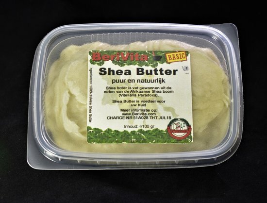 Berivita Shea body butter - 100 ml Topkwaliteit lage prijs. 100% natuurlijk krachtig & puur