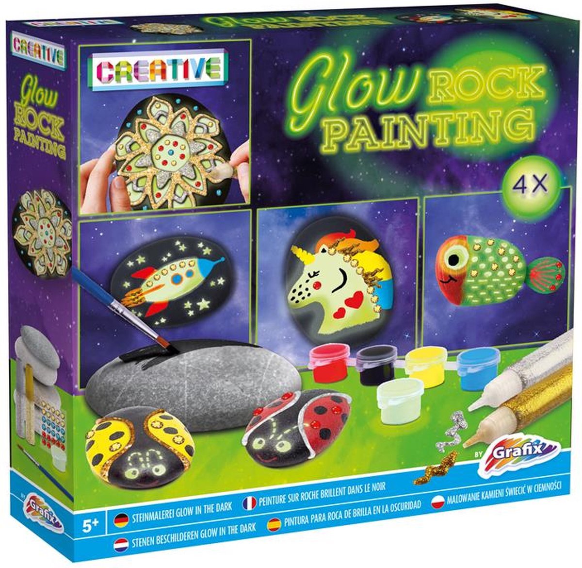 Grafix Glow Rock Painting