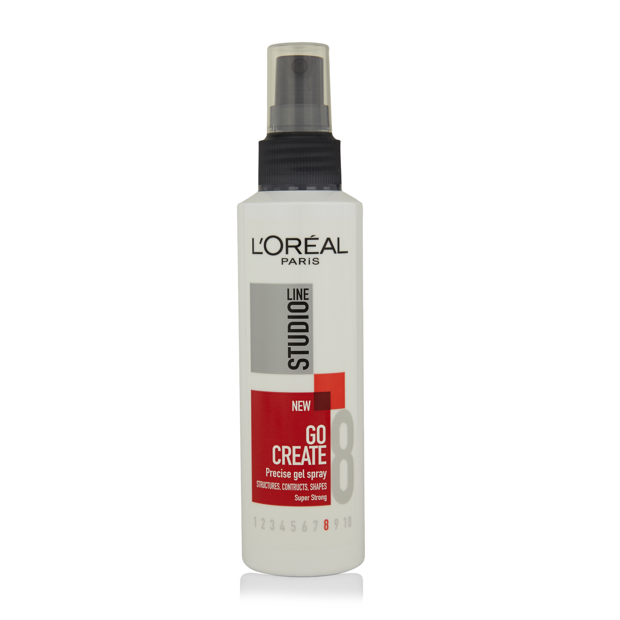 L'Oréal Studio Line Go Create Precise Gel Spray Super Strong - 150 ml - Spray