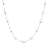 Valero Pearls Halsketting 925 zilver Zoetwater Parel Wit 40 cm