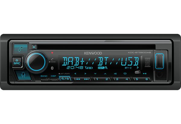 Kenwood Audio Kenwood KDC-BT560DAB - 1DIN Autoradio - CD/USB - DAB+ - Bluetooth