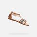 GEOX SANDAAL KARLY MEISJES Sandalen - COGNAC/DUIFBLAUW - Maat 31