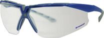 Promat/Tecwerk Lunettes de sécurité | Daylight Flex | EN 166 | branches gris/bleu foncé, anneau transparent | polycarbonate - 4000370075