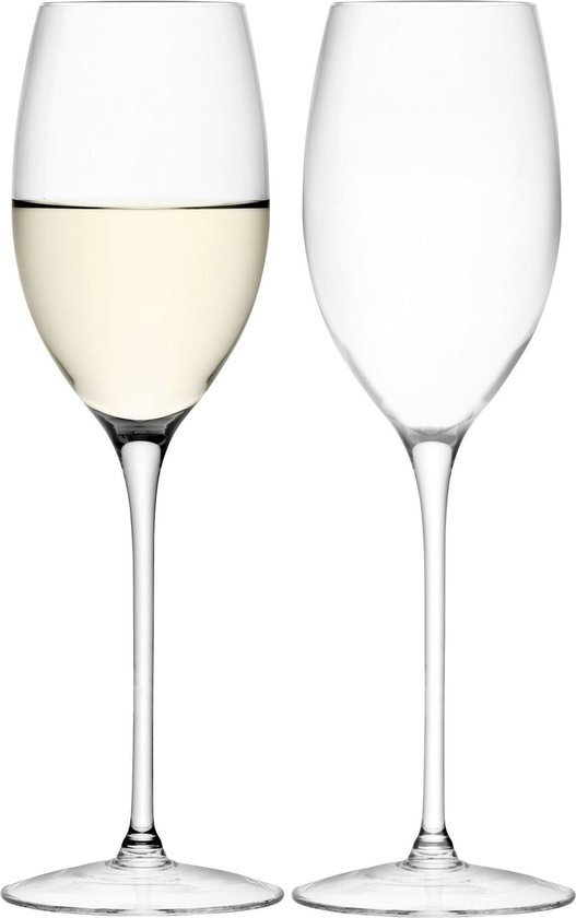 L.S.A. - Wine Wijnglas Wit 340 ml Set van 2 Stuks - Glas - Transparant