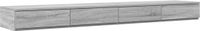 vidaXL Bedlades Grijs Sonoma 180 x 36,5 x 16,5 cm Bewerkt Hout
