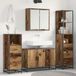 Maison Exclusive - Ensemble de meubles de salle de bain, 4 pièces, bois de récupération, 90 x 33 x 60 cm
