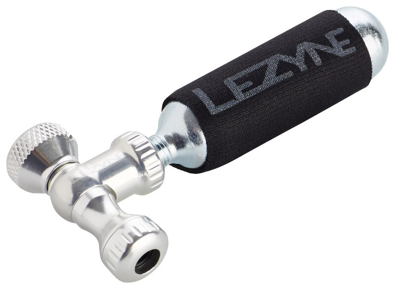 Lezyne Control Drive CO2 Pomp Zilver Hi Gloss