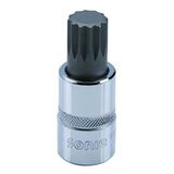Sonic 83806212 M12 Bit Socket Spline, 1/2-inch