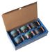 Omgoods - Tasses à expresso en céramique avec poignée en bois, set de 6