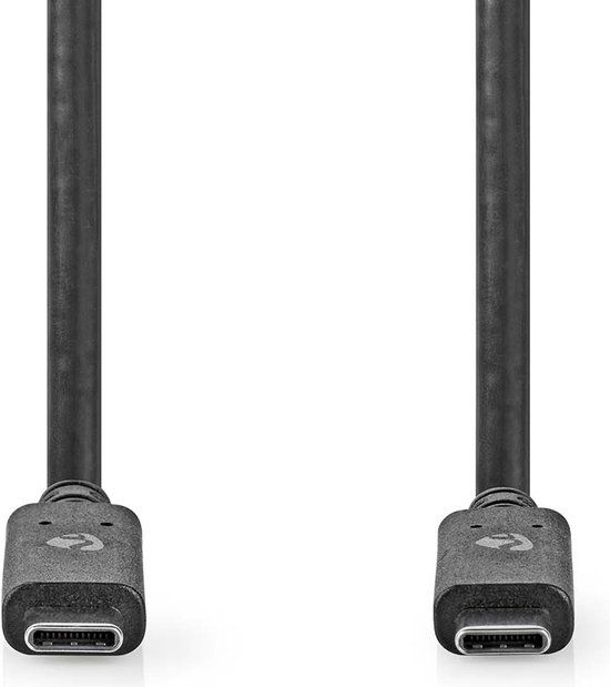 Nedis CCGW64750BK10 USB-kabel 1 m Zwart