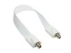 Alcasa SAT F 32cm coax-kabel 32 m Wit