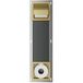 Xellanz Rocko Toiletrolhouder met klep en reserverolhouder - geborsteld messing