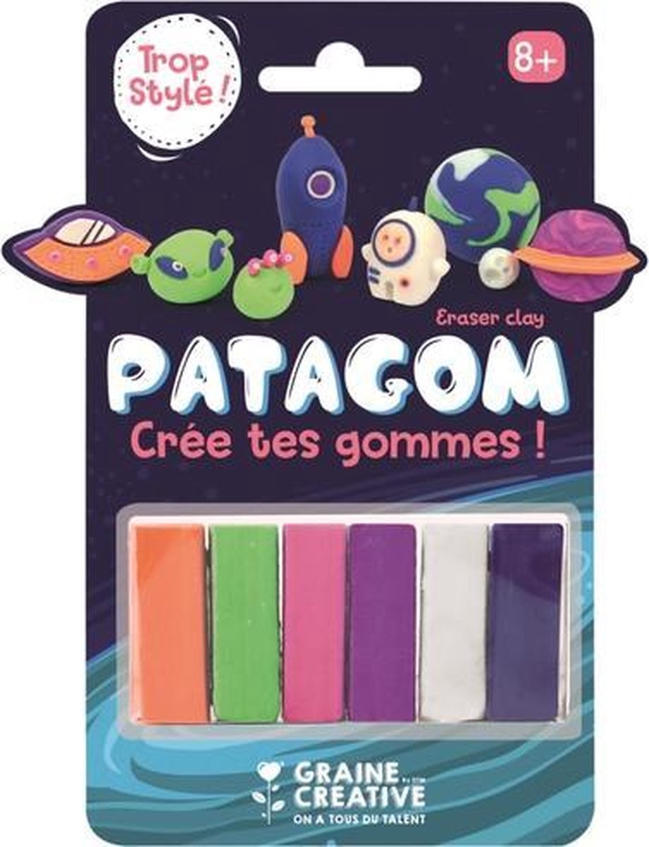 Patagom Gum Klei Set Cosmos 6x25 gr