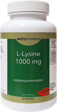 Natupharma L-Lysine 1000 mg 90 tabletten