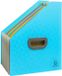 Exacompta 4x Sorteermap tijdschriftenhouder met 12 vakken in gerecycled PP Pop'N Co - Cyaan - 55599E