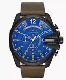 Diesel Mega Chief DZ4401 Horloge - Leer - Bruin - Ø 52 mm
