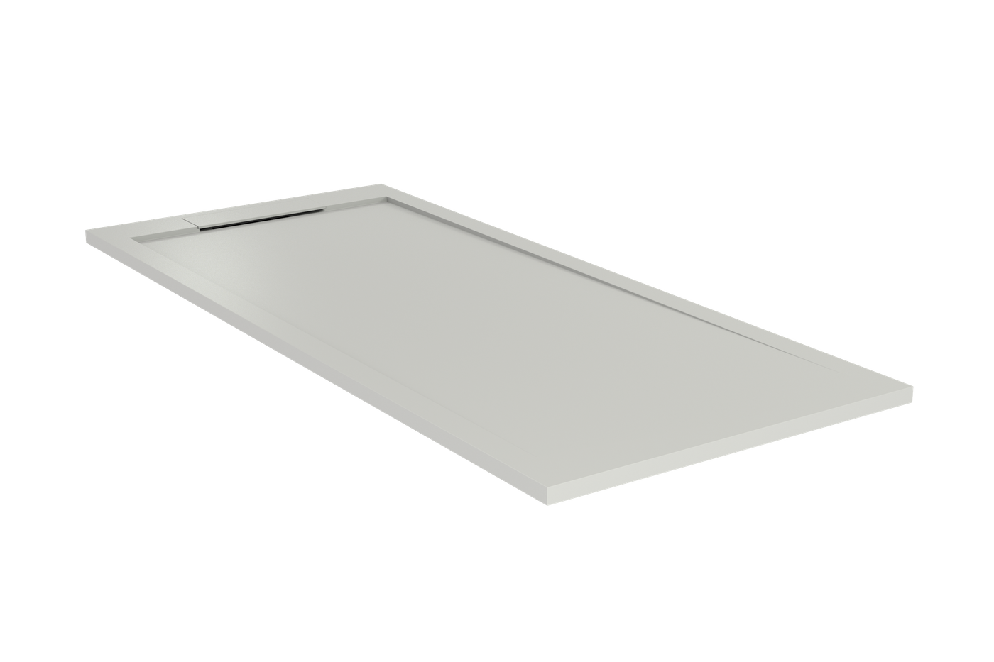 Balmani Andes douchebak 160x70cm solid surface mat wit