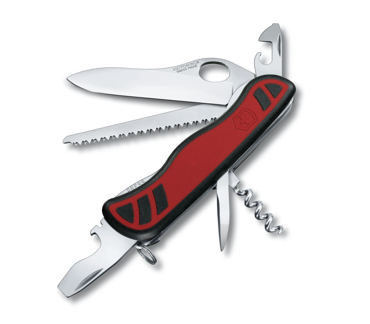 Victorinox Forester M Grip zwart, rood