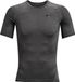 Under Armour UA HG Heatgear Armour compressie Sportshirt Heren - Grijs - Maat M