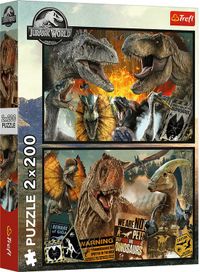 Trefl Puzzle Jurassic World - Aventure préhistorique - 200 pièces