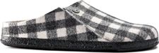 Birkenstock Zermatt Shearling Pantoffels Plaid White Wolvilt Regular-fit - Maat 42