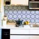 Ambiance Sticker Zelfklevende Muurtegelstickers voor Keuken en Badkamer - 24 AZULEJOS SAMARA Tegelstickers - 24 stickers van 15x15 cm