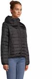 SOL'S Women's Stream Lightweight Hooded Padded Jacket L04445 - Black - M