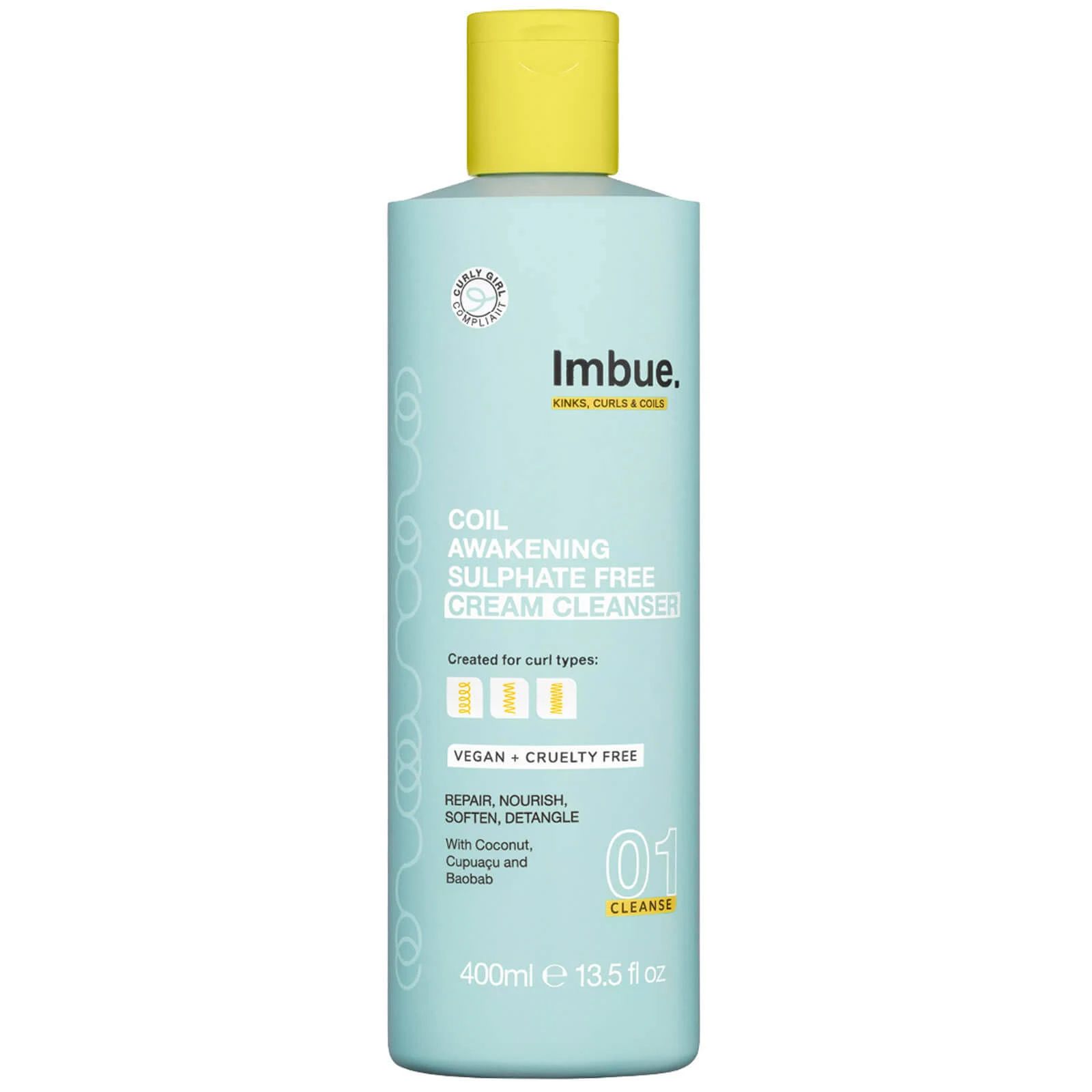 Imbue Coil Awakening Cream Cleanser 400 ml