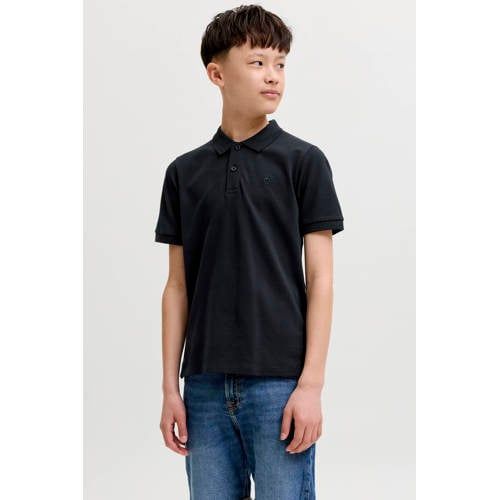 JACK&JONES JPRBLAWESTON SS POLO JNR Jongens Polo Katoen Night Sky Maat 128