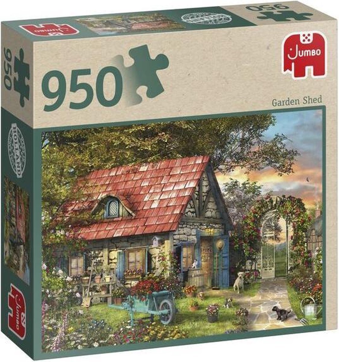 Jumbo Premium Collection Puzzel Garden Shed - Legpuzzel - 950 stukjes