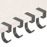 Merkloos / Sans marque Navastore 4-pack haken voor onder het bureau