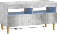 vidaXL TV-meubel ARNHEM 81 x 35 x 43 cm Betongrijs Bewerkt hout