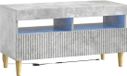 vidaXL TV-meubel ARNHEM 81 x 35 x 43 cm Betongrijs Bewerkt hout