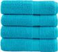 vidaXL Badhanddoeken SOLUND 4 stuks 600 g/m² 70x140 cm turquoise