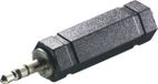 Vivanco Adaptateur 3,5 mm mâle vers 6,35 mm femelle noir